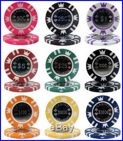 Pick Denominations! New Bulk Lot of 1000 Black Diamond 14g Clay Poker Chips