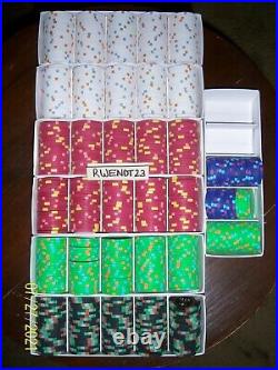 1,000 Jack Cincinnati Real Paulson Clay Poker Chips REAL CASINO POKER CHIPS bcc