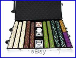 1,000ct. The Mint Clay Composite 13.5g Poker Chip Set in Rolling Aluminum Case