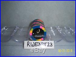 10 $25,000 Horseshoe Cleveland Paulson Poker Chips Primary NEW REAL CLAY CHIP