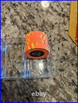 10 x Jack Cincinnati $1000 Real Paulson Clay Poker Chips 43mm RHC