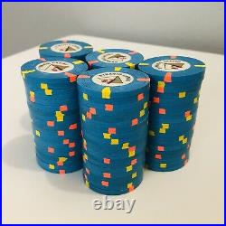 100-$1 Denom Pyramid Casino Paulson/PAUL-SON Clay Poker Chips