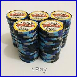 100-$100 Denom Aces Casino & Sports Bar PAUL-SON/Paulson Clay Poker Chips