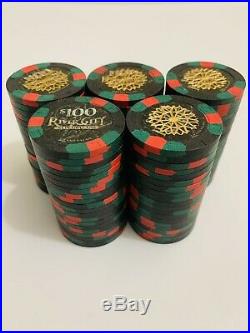 100-$100 River City Grand Palais New Orleans PAUL-SON/Paulson Clay Poker Chips