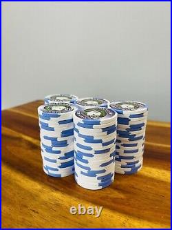 100-$20 Outpost Casino Paulson/PAUL-SON Clay Poker Chips TH&C
