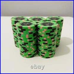 100-$25 Horseshoe Casino Cincinnati-OH Paulson Clay Poker Chips NEW