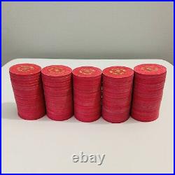 100-$5 Fun Nite/No Value Paulson TH&C Clay Poker Chips