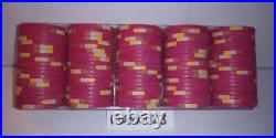 100 $5 Horseshoe Cincinnati Poker Chips FIVE DOLLAR CHIPS Casino USED Cleaned