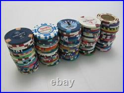 100 Casino Gaming Poker Chip Lot Las Vegas $1 New & Used Chipco Paulson Clay