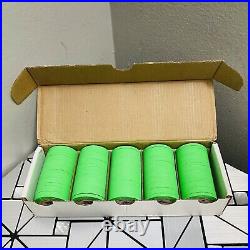 100 Count Paulson Top Hat & Cane Mold Sample Advertisement Clay Poker Chips RARE