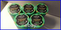 100 Jack Cincinnati $25 Real Paulson Real Clay Poker Chips RHC Grand Opening bcc