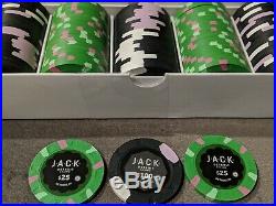 100 Paulson Top Hat And Cane Clay Poker Chips Mint New Jack Detroit Casino