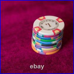 100 Pieces Milano High Quality Poker Chips Clay 10G 10,000 For Tournaments