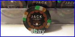 100 x Jack Cincinnati $100 Real Paulson Clay Poker Chips RHC REAL CASINO CHIPS