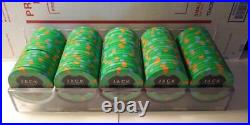 100 x Jack Cincinnati $25 Real Paulson Clay Poker Chips RHC REAL CASINO CHIPS