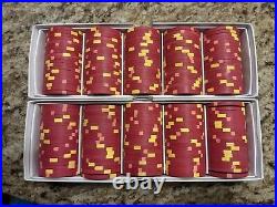 100 x Jack Cincinnati $5 Real Paulson Clay Poker Chips RHC Quality