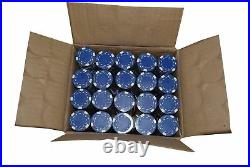 1000 Blue Diamond Mold Clay Composite Poker Chips 11.5gr  GREAT DEAL * 