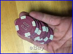 1000 Clay Asm Poker Chips Square In Circle Mold Free Shipping