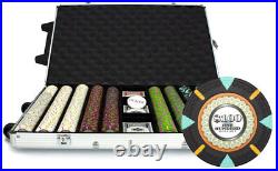 1000 Count Claysmith'The Mint' Poker Chips Set in Rolling Aluminum Case
