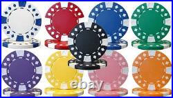 1000 Diamond Suited 12.5g Clay Poker Chips Set with Acrylic Case Pick Chips