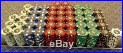 1000 Piece Custom Poker Chip Set True Compressed Clay Chips from CPC/ASM