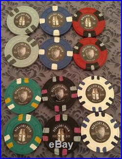 1000 Piece Custom Poker Chip Set True Compressed Clay Chips from CPC/ASM