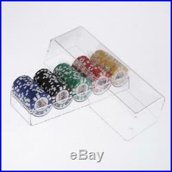 100pcs 14g Poker Chips(No Denominations), of High-quality Casino-grade Clay