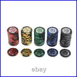 100pcs Poker Chips, 14g Poker Chips Made of High-quality Casino-grade Clay