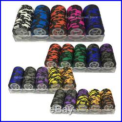 100pcs Poker Chips Set with Box Clay/Ceramic Poker Chips Sets, Top Player Range