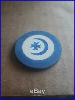 179 Various Moon And Star Design Antique Clay Gaming Chips Poker Gambling