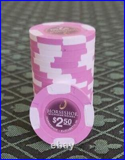 20 Horseshoe Southern Indiana $2.50 Snappers, Casino Chips Near Mint, Paulson