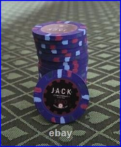 20 Jack Cincinnati Primary $500 Paulson Chips, Real Casino Used Near Mint -RARE