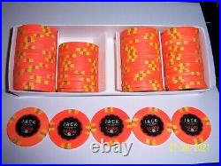 20 Jack Cincinnati Real Paulson Clay Poker Chips 1k RHC LOOK $1,000 Chips