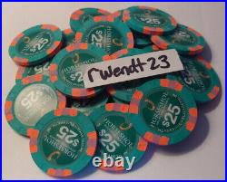 20 x HSI Secondary $25 Paulson Poker Chips Horseshoe Southern Indiana Casino NEW