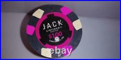 20 x Jack Cincinnati Secondary $100 Real Paulson Clay Poker Chips RHC