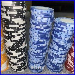 235 DA VINCI Poker Chips Dice Design 1.5g Clay Composite Dealer Chip 6 Colors