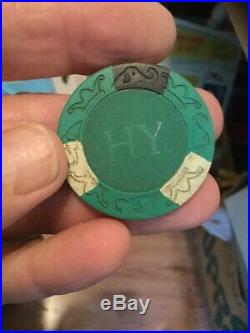 $25 Elephant and Crown Molded Clay Poker Chips (184)