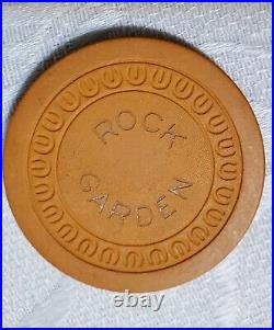 25 Vintage Rock Garden Al Capone Clay Poker Chip Ca 1934