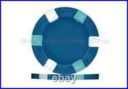 25 x New Real Clay Poker 10g Chips Blue + 1 Paulson Top Hat & Cane $100