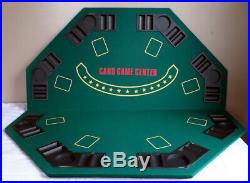 3 Sets of 15g Clay Poker Chips (500 per set) Folding Poker Table Top