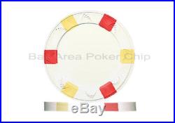 300 pc x New Real Clay Poker 10g Chips Red + 1 Paulson Top Hat & Cane $100