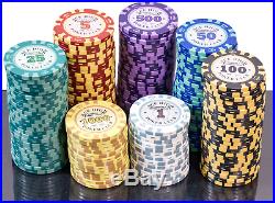 320 Piece Clay Pro Poker Chip Set 320 heavy weight 14g casino-quality poker