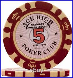 320 Piece Pro Poker Clay Poker Set 2X Plastic Cards with Cutting Cards