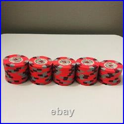 48-$5 Denom Scandia Casino Norway Paulson/PAUL-SON Clay Poker Chips
