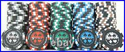 500 13.5G Pro Poker Clay Poker Chip Set Casino Quality Clay Poker Chips with D