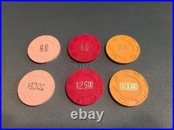 500 Clay Poker Chips ASM Dice and Cards Mold