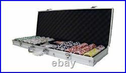 500 Count Ace Casino Poker Set 14 Gram Clay Composite Chips with Aluminum C