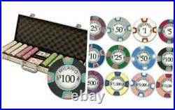 500 Count Milano Poker Set 10 Gram Premium Casino Grade Clay Chips with