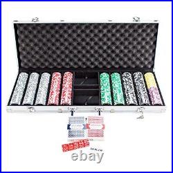 500 Count The Ultimate Poker Set 14 Gram Clay Composite Chips