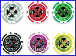 500 Count The Ultimate Poker Set 14 Gram Clay Composite Chips with 14 g